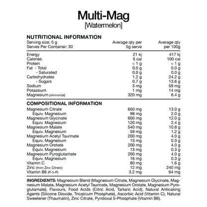 Switch Nutrition Multi-Mag Perform NIP