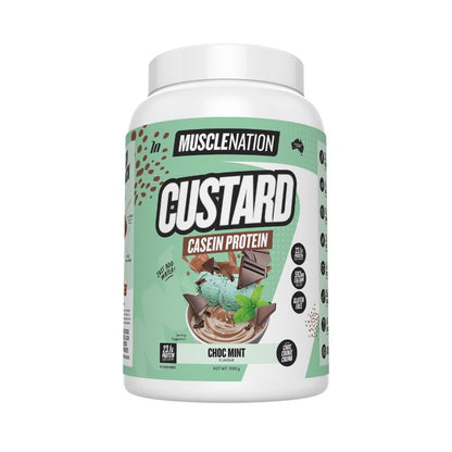 Muscle Nation Custard Casein Choc Mint