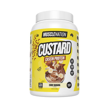 Muscle Nation Custard Casein Choc Banana