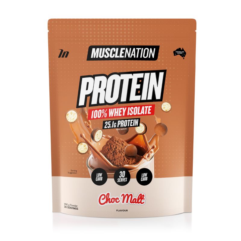 Muscle Nation Whey Protein Isolate choc Malt