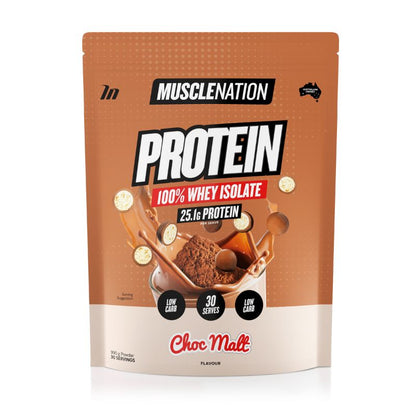 Muscle Nation Whey Protein Isolate choc Malt