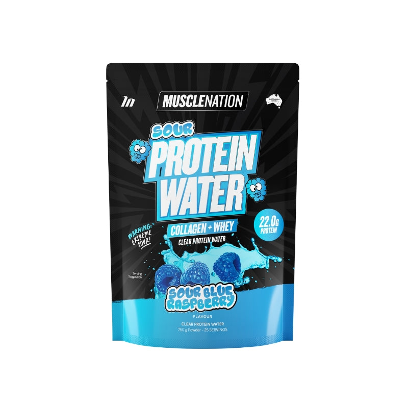 Muscle Nation Protein Water - Sour Blue Raspberry