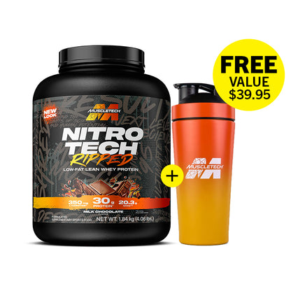 Muscletech Nitro Tech Ripped + FREE Shaker