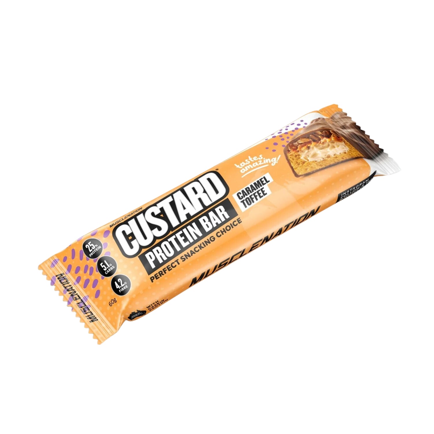 Muscle Nation Custard Protein Bar