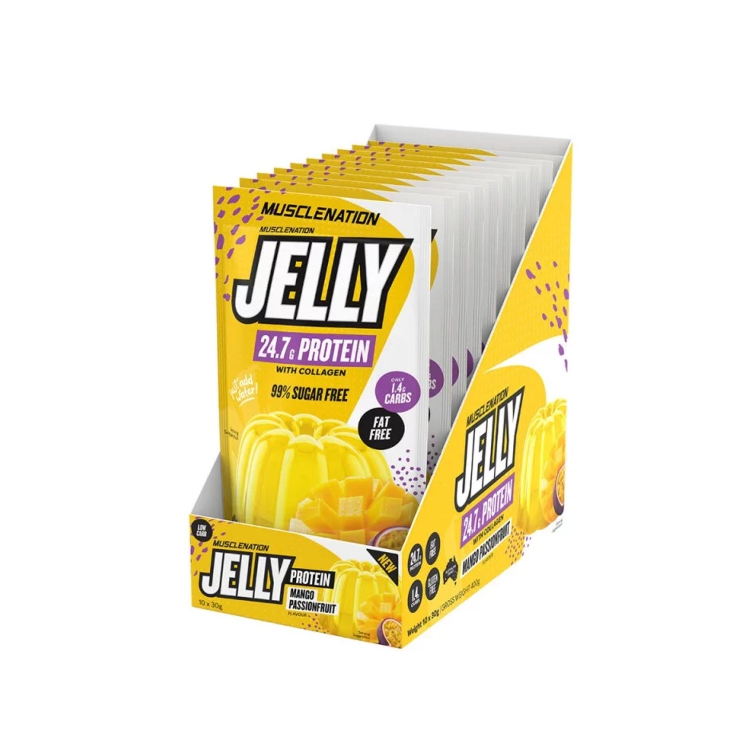 Muscle Nation Jelly Box - Mango Passionfruit