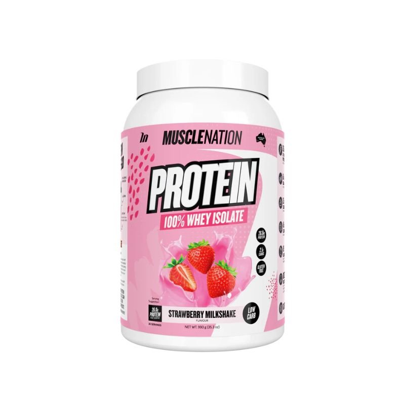 Muscle Nation Protein Whey Isolate - Strawberry Milkshake