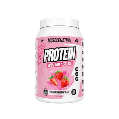 Muscle Nation Protein Whey Isolate - Strawberry Milkshake