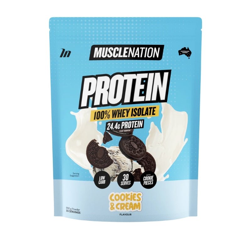 Muscle Nation Whey Protein Isolate Cookies &amp; Cream