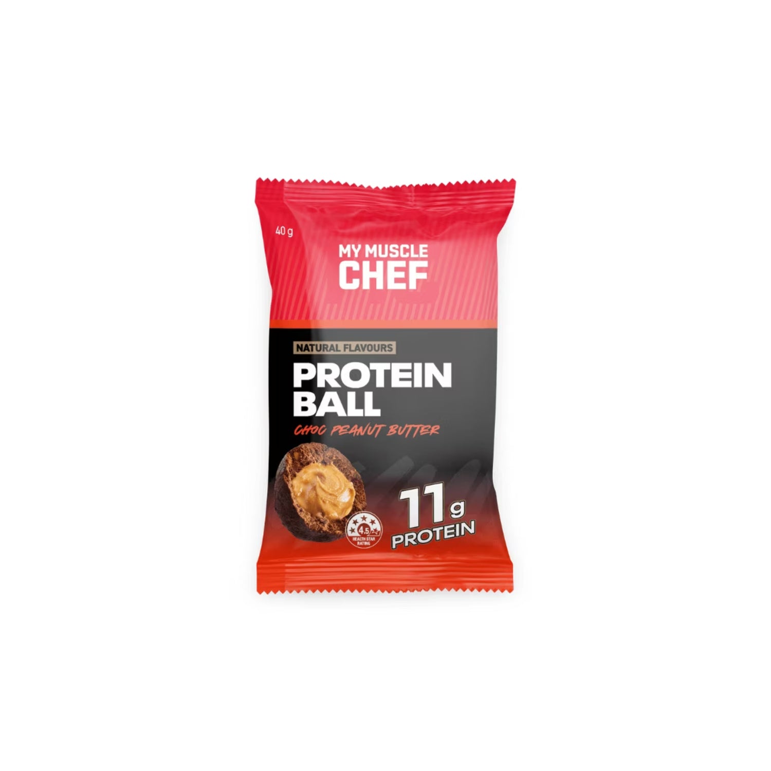 My Muscle Chef Protein Ball 40g - Choc Peanut BUtter