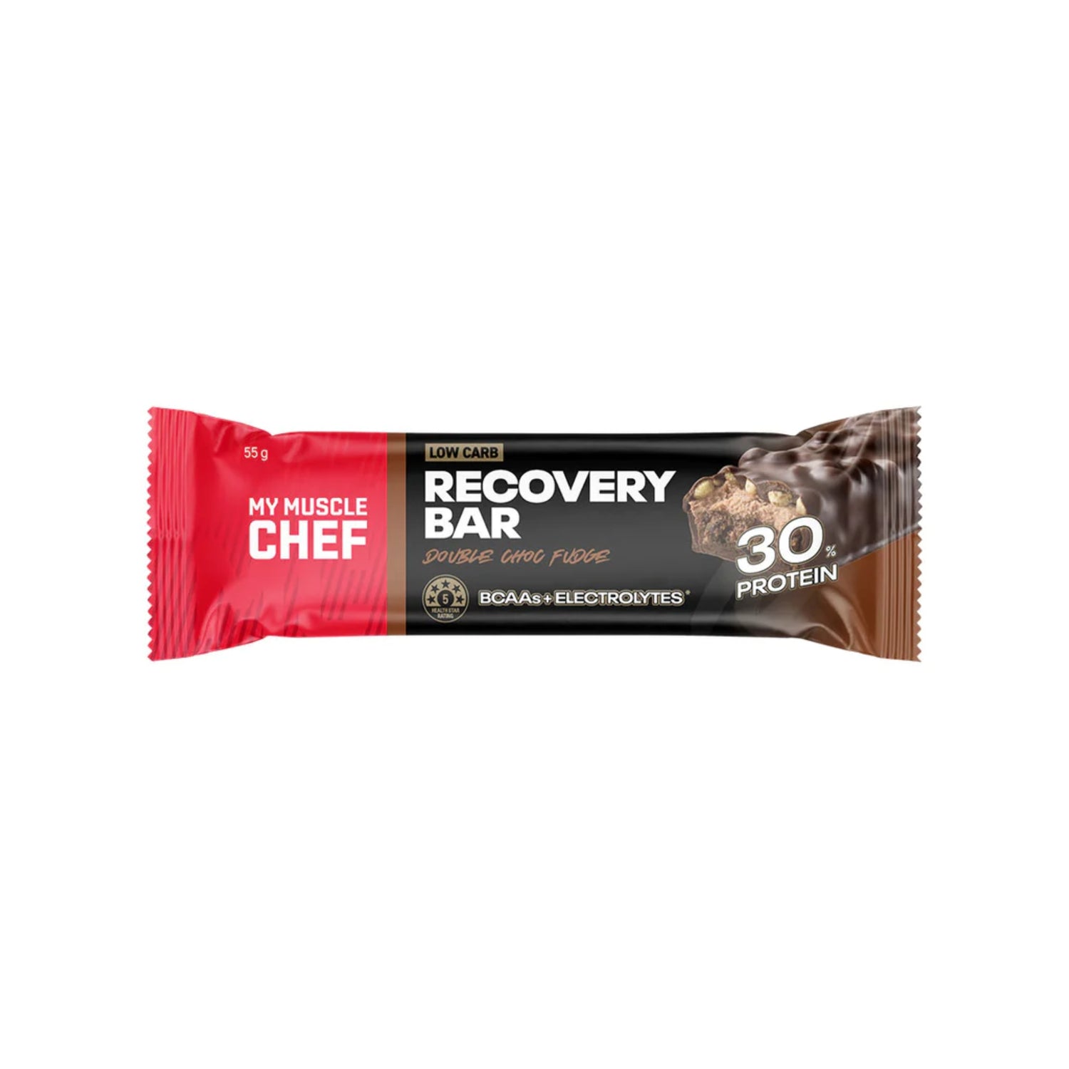 My Muscle Chef Recovery Bar 55g - Double Choc Fudge