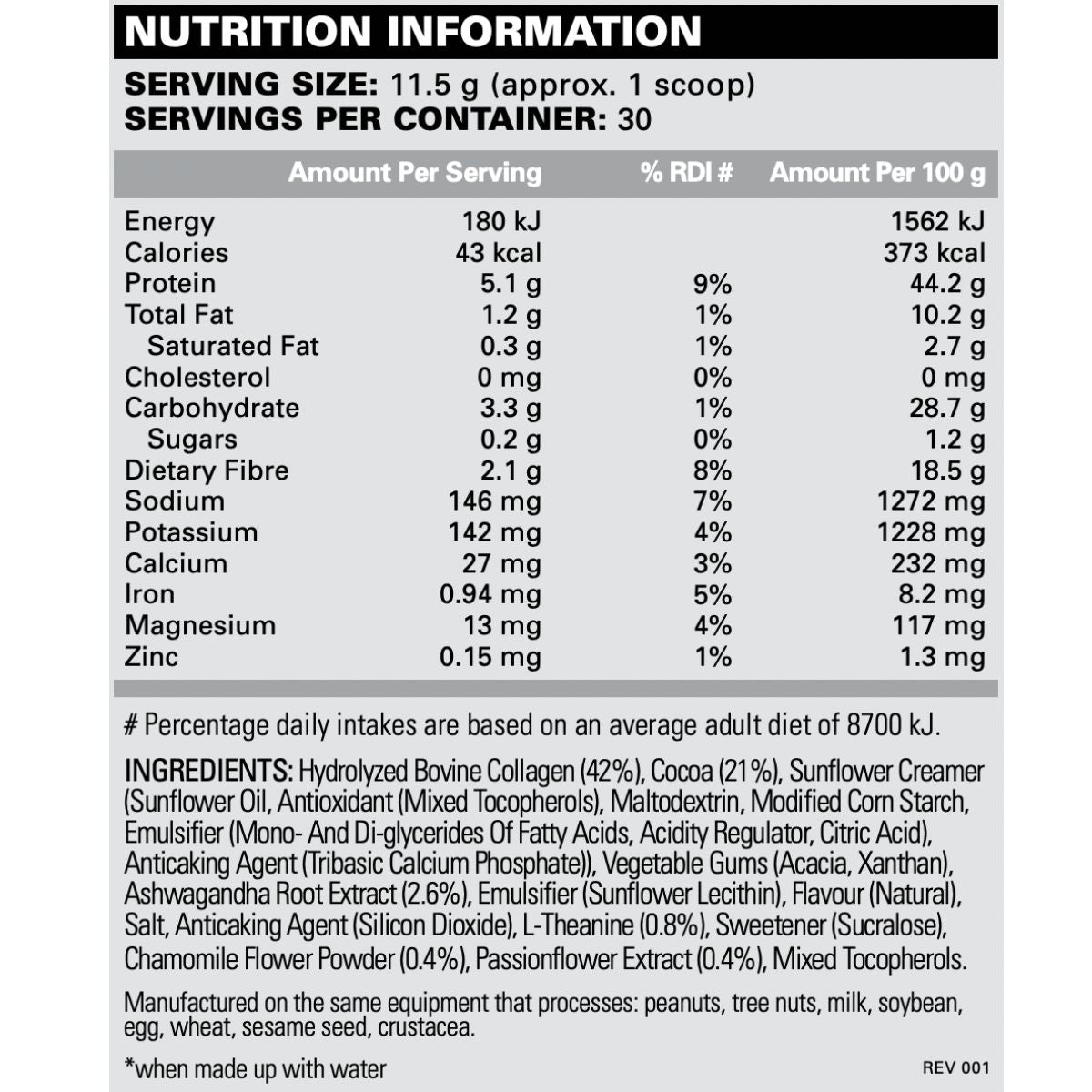 EHP Labs Oxysleep Collagen