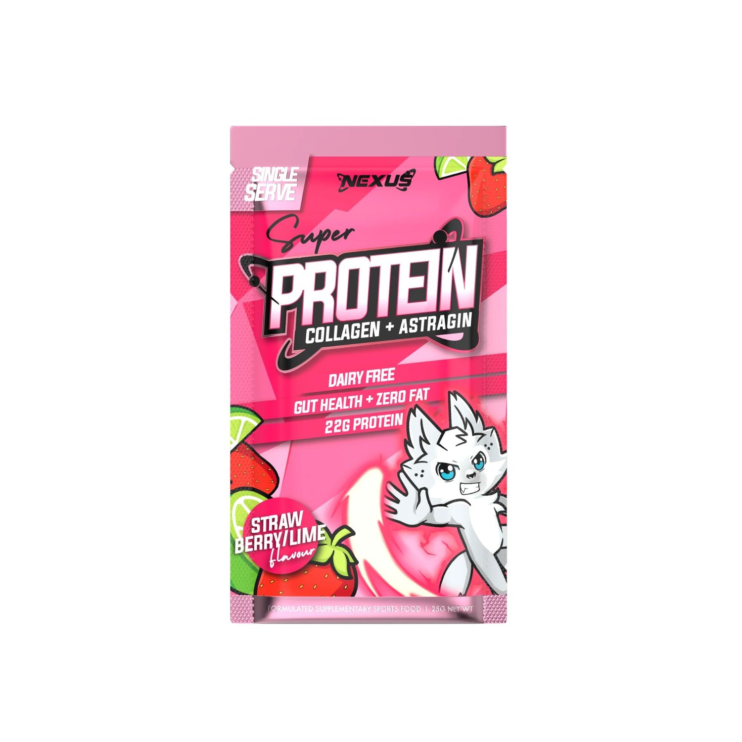 Nexus Super Protein Sachet - Strawberry Lime