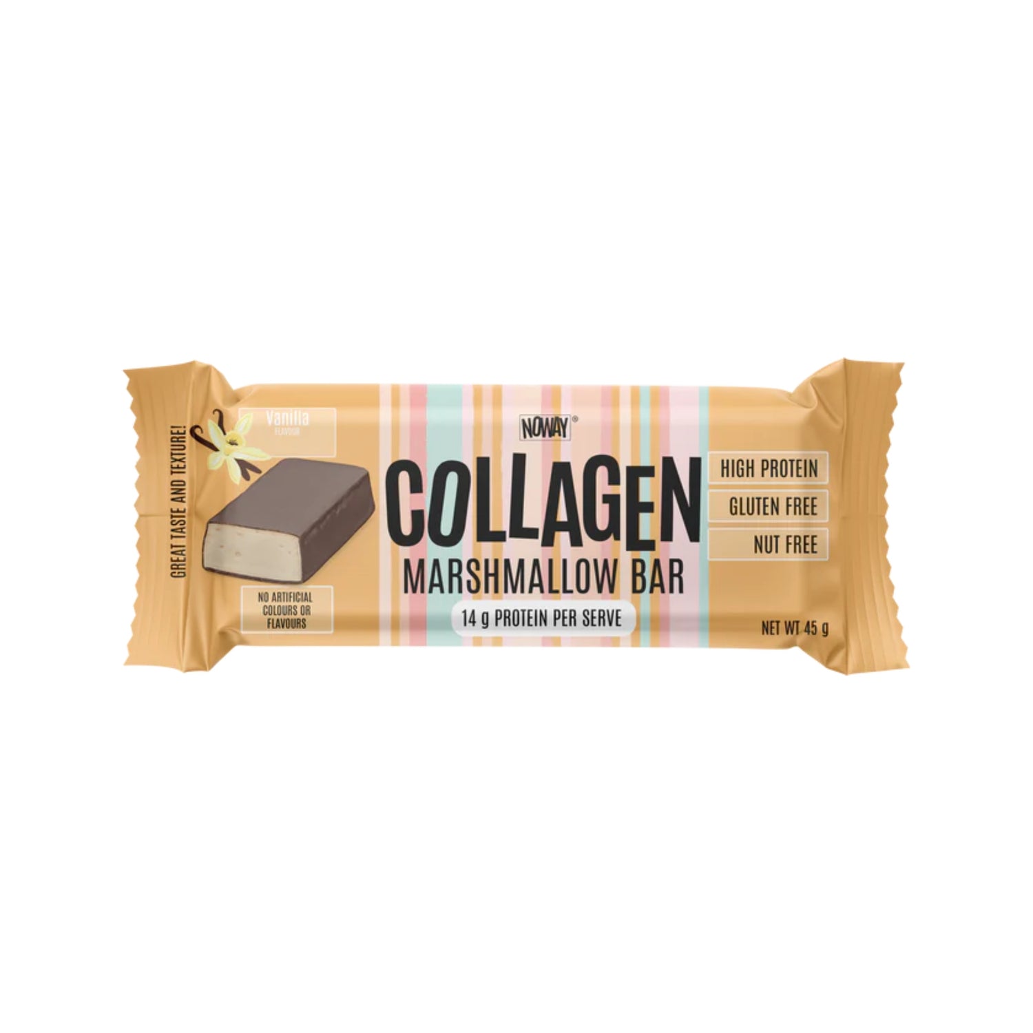 No Way Collagen Marshmallow Bar - Vanilla Single
