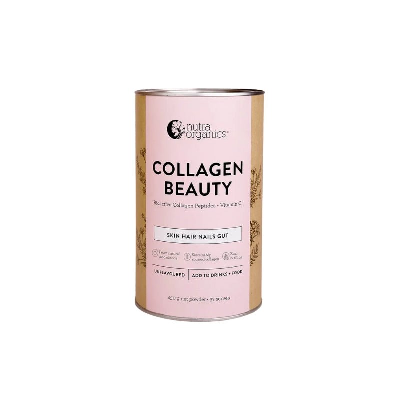 Nutra Organics Collagen Beauty 225g 450g Unflavoured
