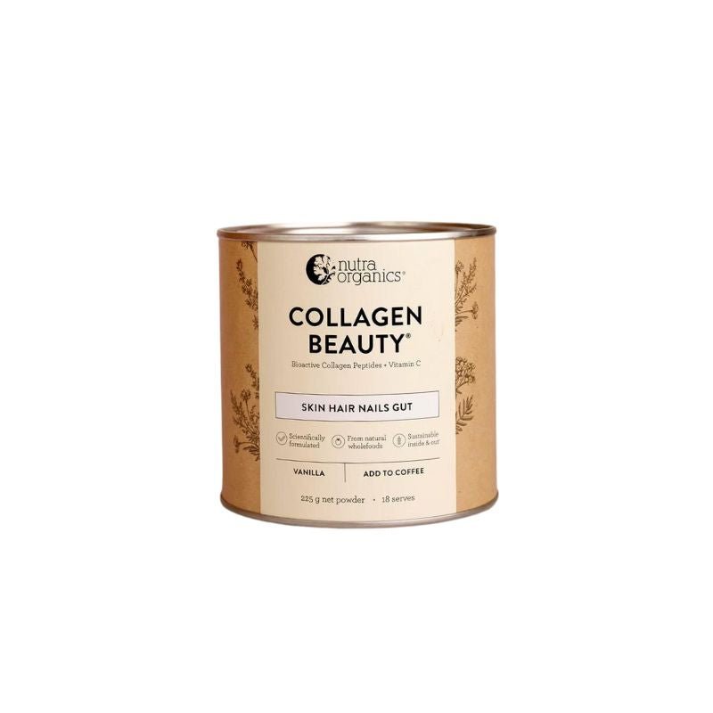 Nutra Organics Collagen Beauty 225g Vanilla