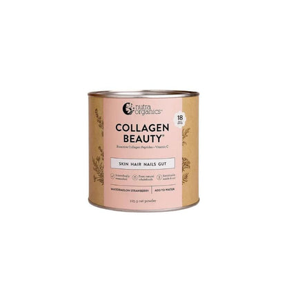 Nutra Organics Collagen Beauty 225g Watermelon Strawberry