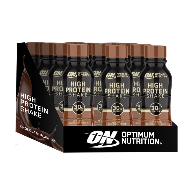 Optimum Nutrition High Protein Shake 375ml RTD - Chocolate Case