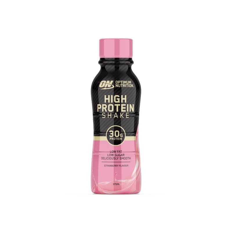 Optimum Nutrition High Protein Shake 375ml RTD - Strawberry Single