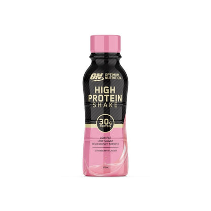 Optimum Nutrition High Protein Shake 375ml RTD - Strawberry Single