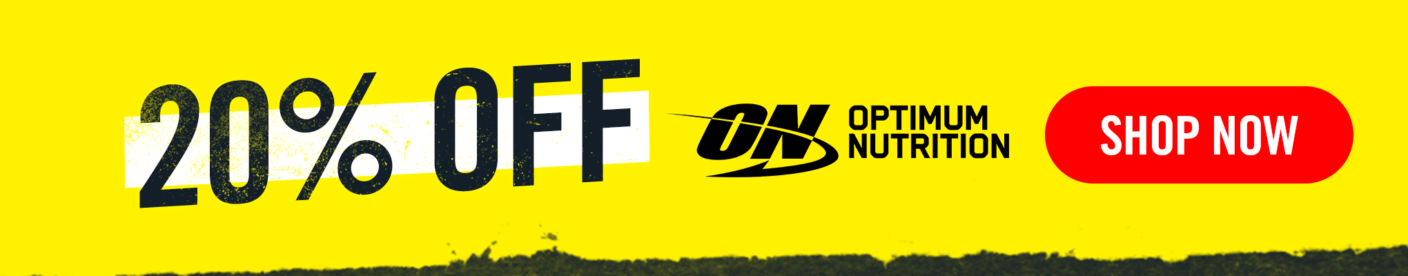 20% OFF OPTIMUM NUTRITION - UP TO 30% OFF SALE