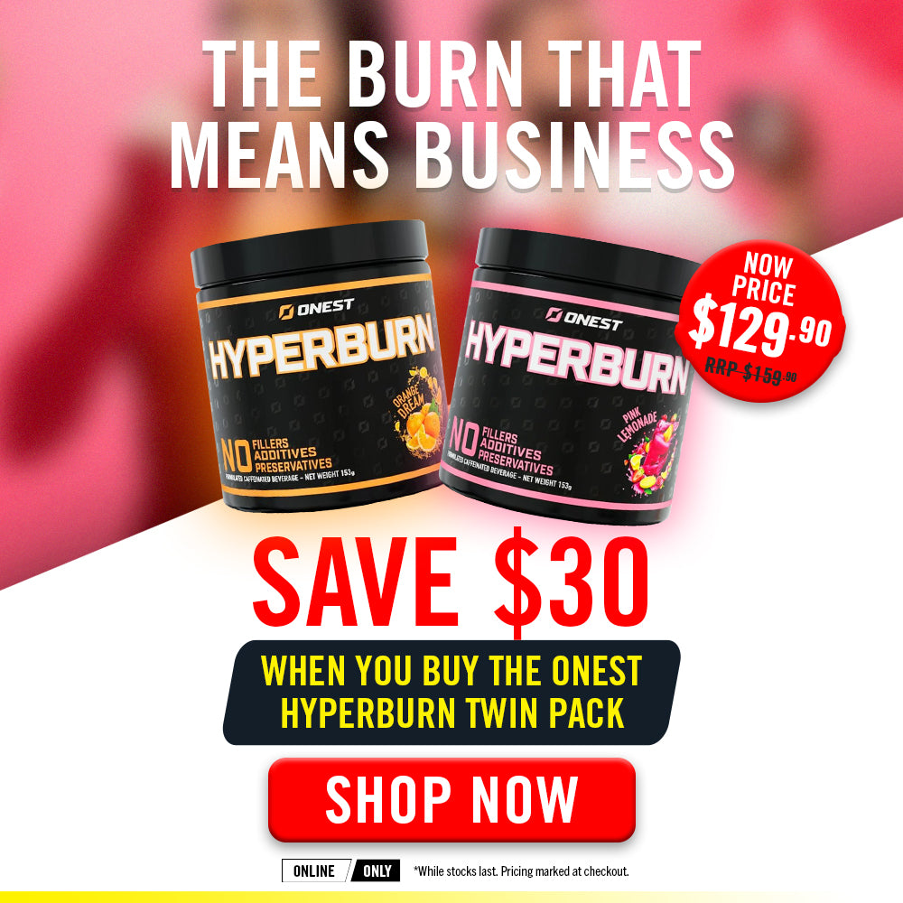 Save $30 with the ONEST Hyperburn Twin Pack