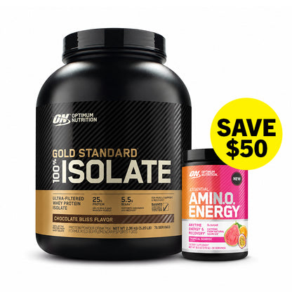 Optimum Nutrition Isolate &amp; Amino Energy Bundle