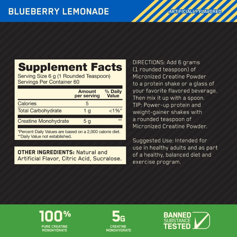Optimum Nutrition Micronized Creatine