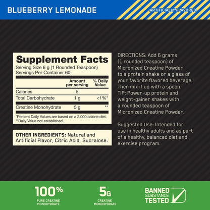 Optimum Nutrition Micronized Creatine