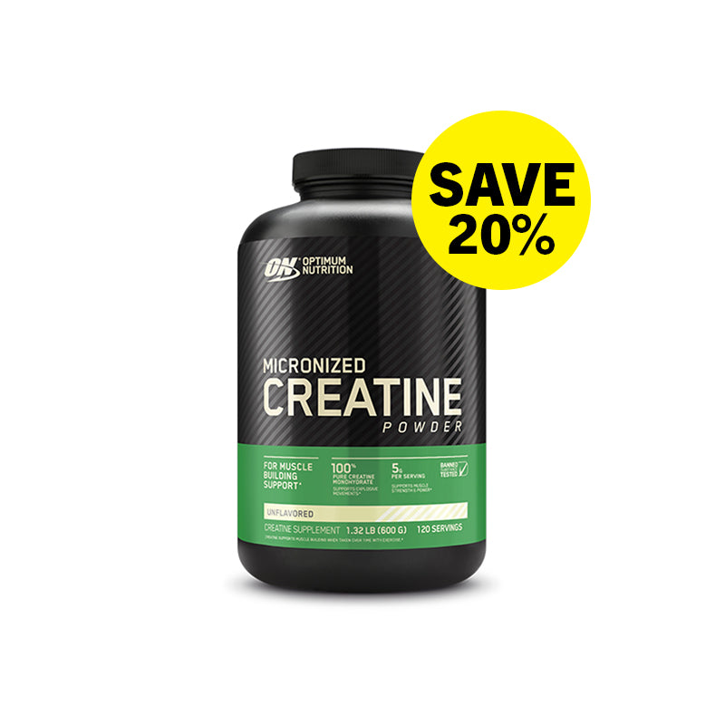 SAVE 20% Optimum Nutrition Micronized Creatine