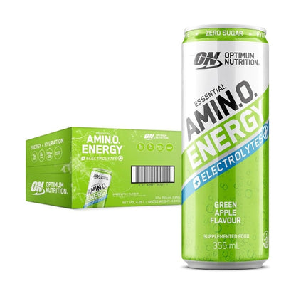 Optimum Nutrition Amino Energy Sparkling RTD - Green Apple