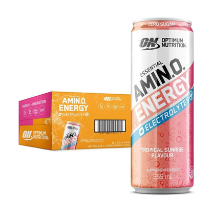 Optimum Nutrition Amino Energy Sparkling RTD - Topical Sunrise