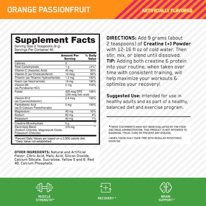 Optimum Nutrition Creatine + NIP