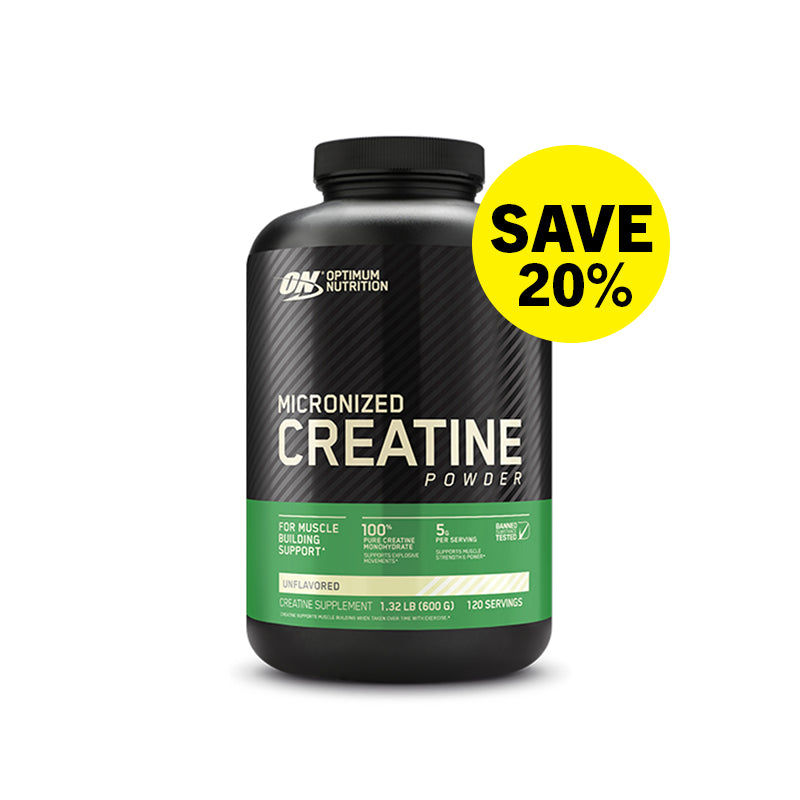 SAVE 20% Optimum Nutrition Micronized Creatine