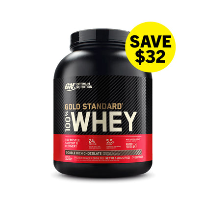 SAVE $32 Optimum Nutrition Gold Standard 100% Whey