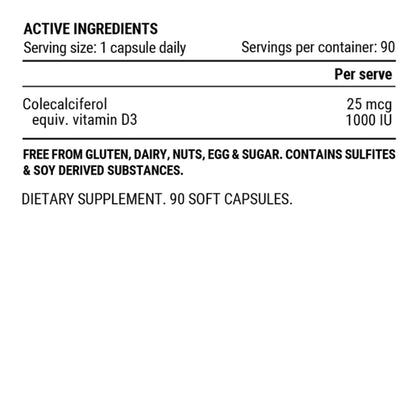 Pillar Vitamin D3 NIP