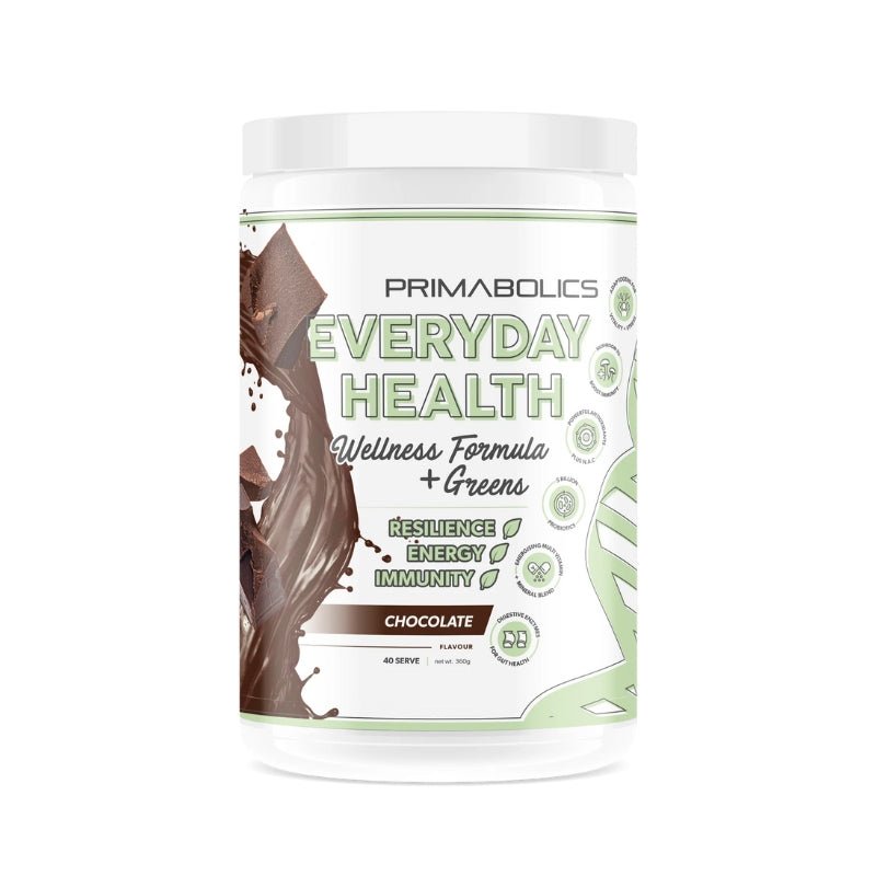 Primabolics Everyday Health Wellness Formula + Greens - 40 serve Chocolate