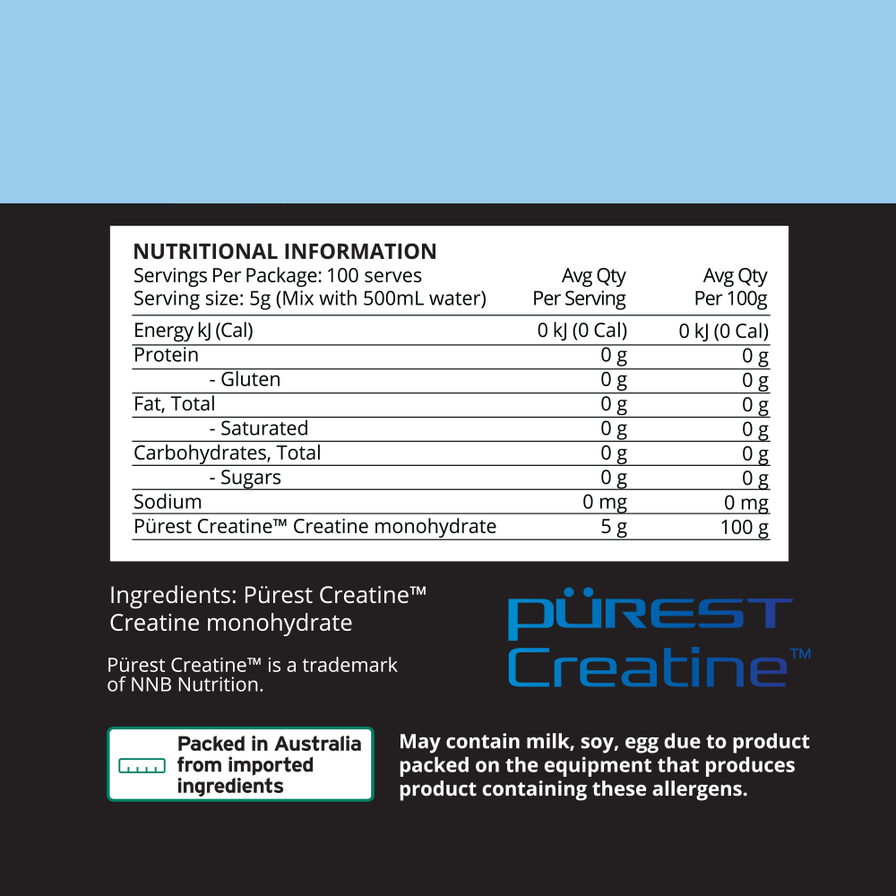 Evolve Purest Creatine Monohydrate