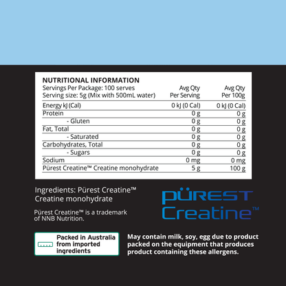 Evolve Purest Creatine Monohydrate