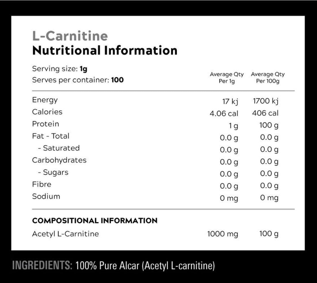 Switch Nutrition Acetyl L-Carnitine