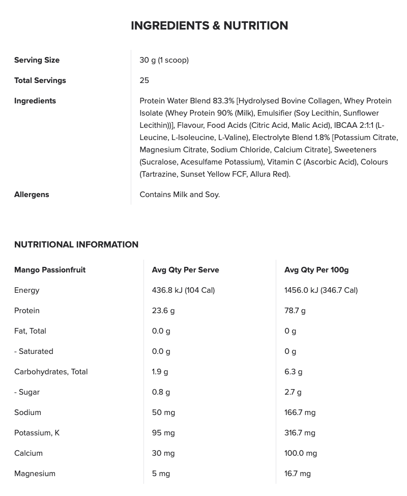 Muscle Nation Protein Water Varitey Pack NIP