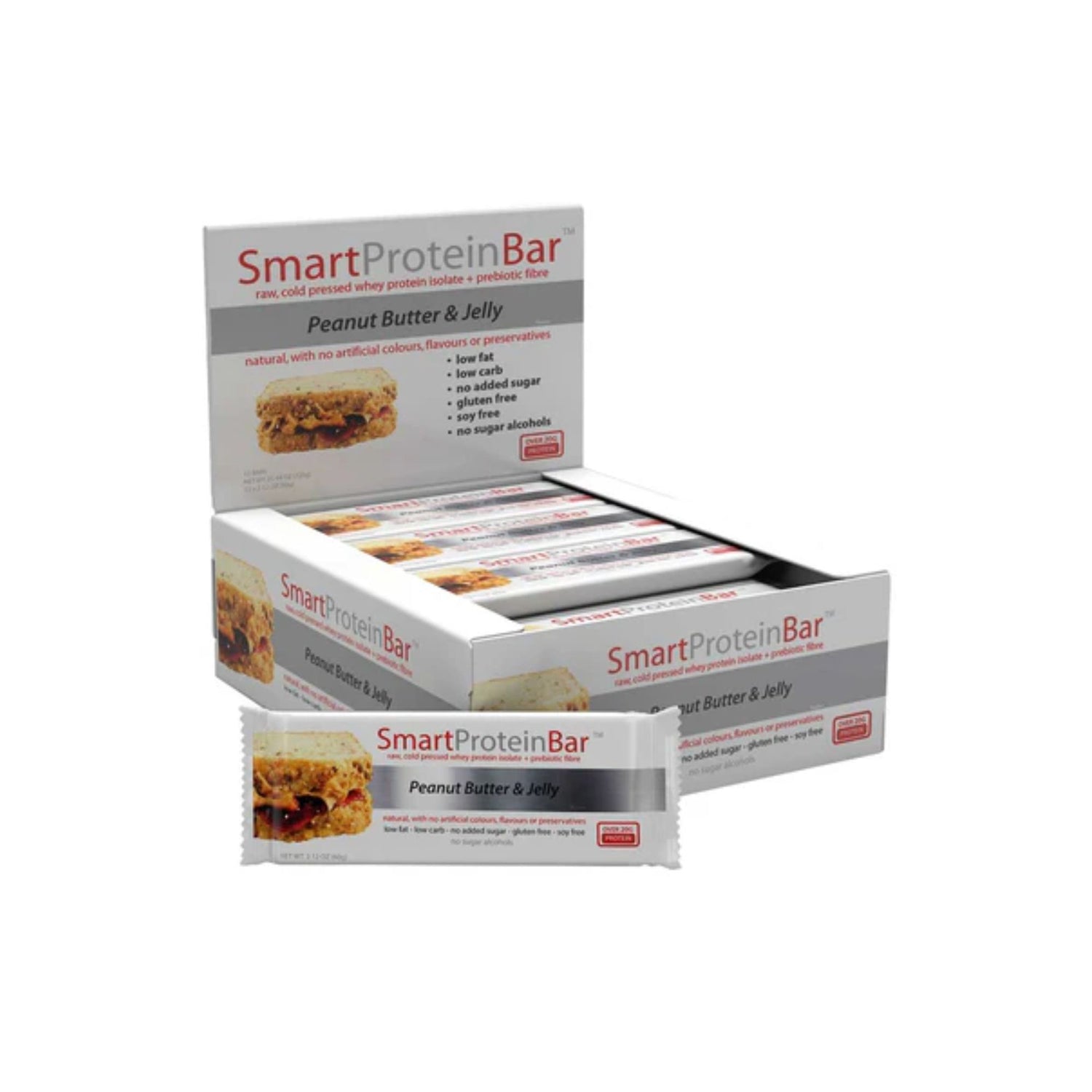 Smart Bar - Peanut Butter Jelly Box of 12