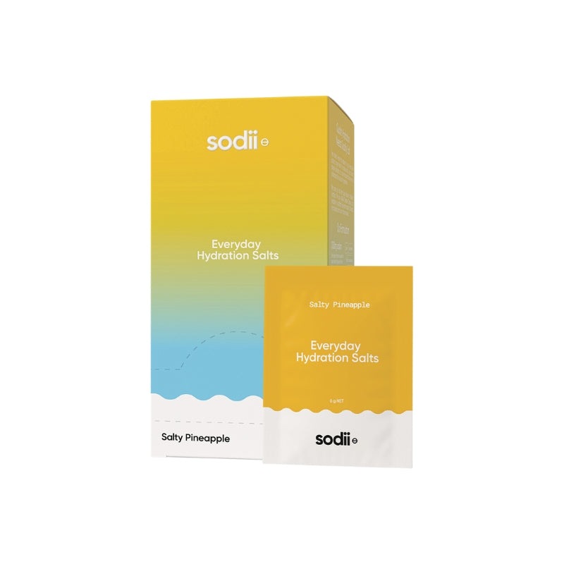 Sodii Everyday Hydration Salts Sachets Pineapple