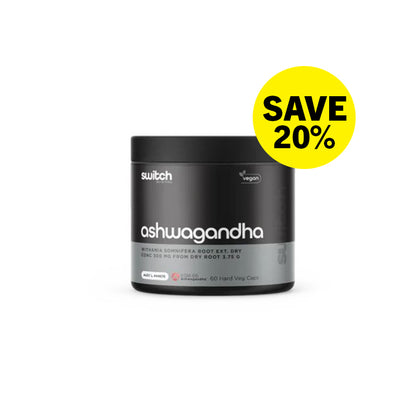 SAVE 20% Switch Nutrition Ashwagandha