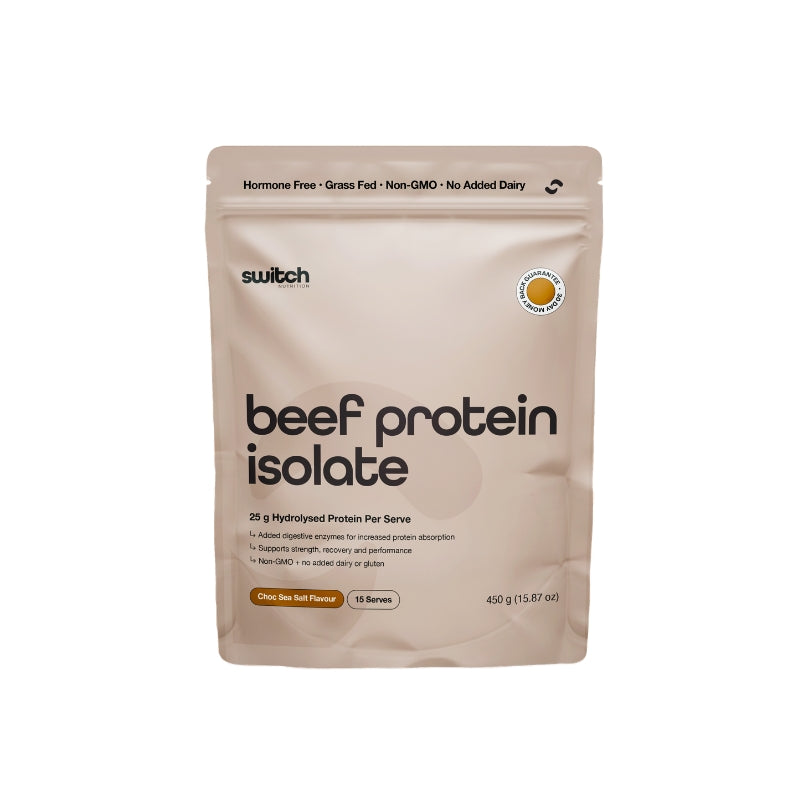 Switch Nutrition Beef Protein Isolate Choc Sea Salt 15 serve