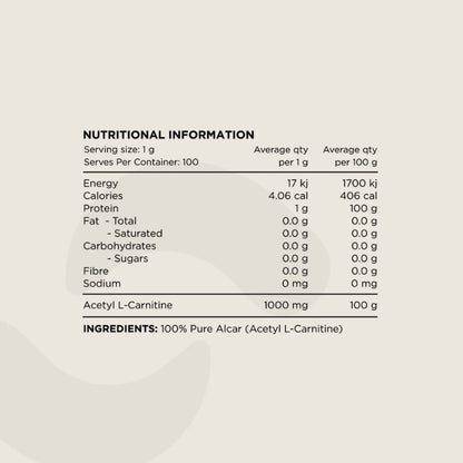 Switch Nutrition Acetyl L-Carnitine