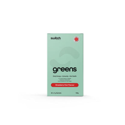 Switch Nutrition Greens - 20 serve Strawberry Kiwi