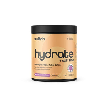 Switch Nutrition Hydrate + Caffeine 50 serve - Mango Passionfruit