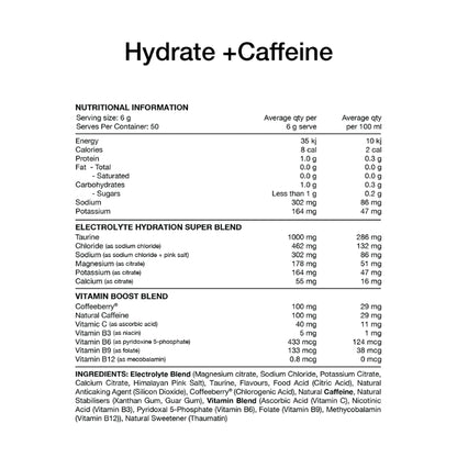 Switch Nutrition Hydrate + Caffeine NIP