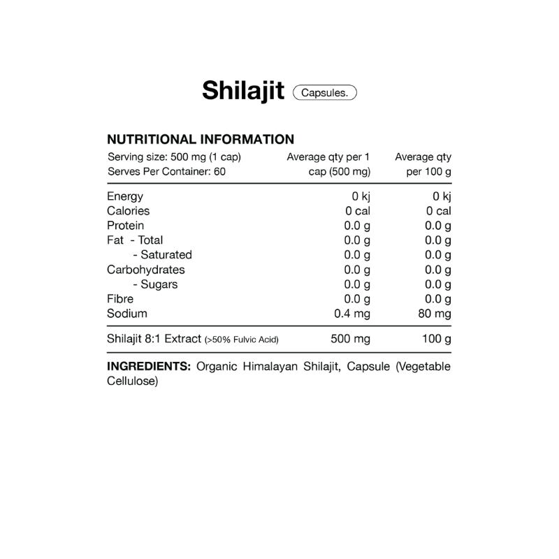 Switch Nutrition Shilajit Capsule