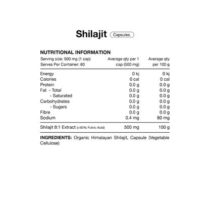 Switch Nutrition Shilajit Capsule